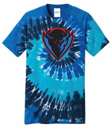 J2 Sport DePaul University NCAA Tie Dye T-Shirt – Apparel Collegiate Shirt Blue