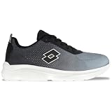 Lotto Mixte Relazio Unisex Basket, Noir/Gris, 43 EU