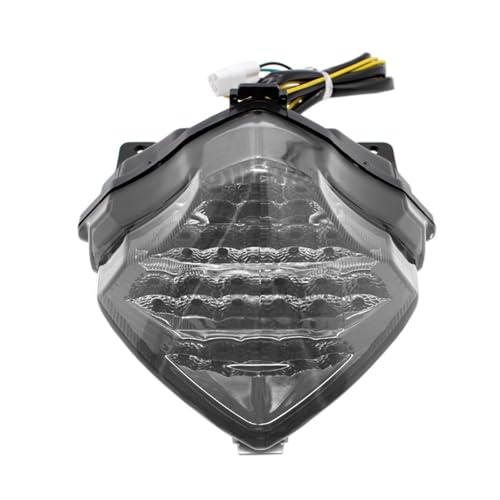 Luz trasera para Yamaha YZF-R1 2004-2006 con luz intermitente integrada blanca 2