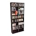 Atlantic Oskar Adjustable Media Cabinet - Holds 464 CDs, 228 DVDs or 276 Blu-rays, 12 Adjustable and 4 fixed shelves PN38435719 in Espresso