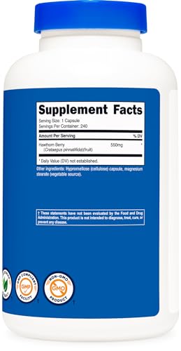 Nutricost NTC-20310 Hawthorn Berry Capsules 550Mg thumb #4