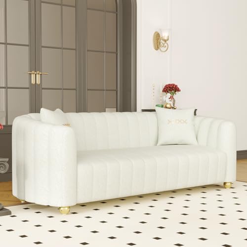 83' Luxury Velvet Sofa Comfy 3 Seat Couch Loveseat...