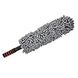 洗車用 伸びる ハンディモップ 洗車ブラシ 車用ほこり取り マイクロファイバー モップ ダスター 伸縮 80CM ボディ ホイール用 傷防止 軽量