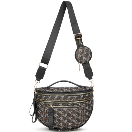 Image of Makes Checkered Crossbody Bag Bum Bag for Women with Pouch