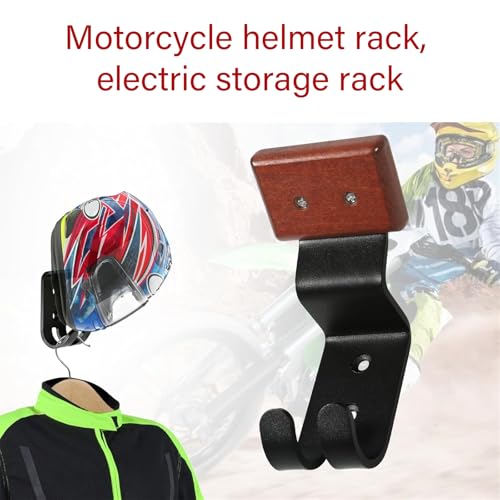 Étagère murale de casque moto robuste en acier pour hall d'exposition - 6