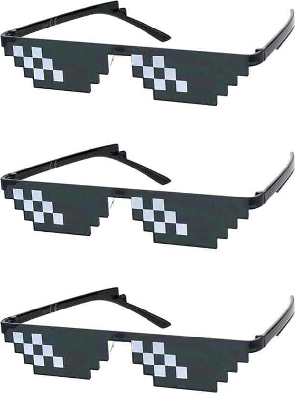 Sheomy Thug Life Party Glasses Funny Novelty Shades Gangster Gangsta