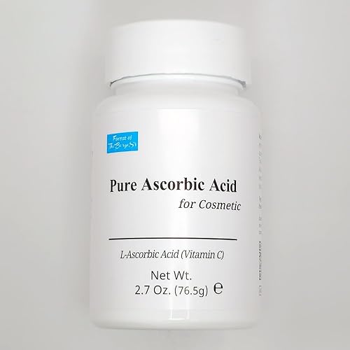 Miniatura 2 de Cosmético puro de ácido ascórbico, 2.7 oz. 2.70 oz de vitamina C pura en polvo para cara, piel, uso tópico, polvo de ácido L-ascórbico, polvo VIT c,