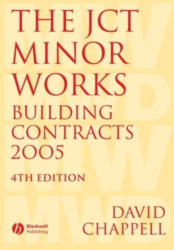 The JCT Minor Works Building Contracts 2005, Chappell, David, eBook ...
