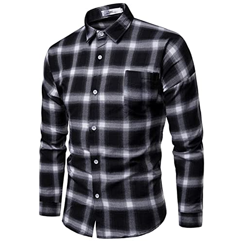 Men's Fashion Dress Shirt, Button D…