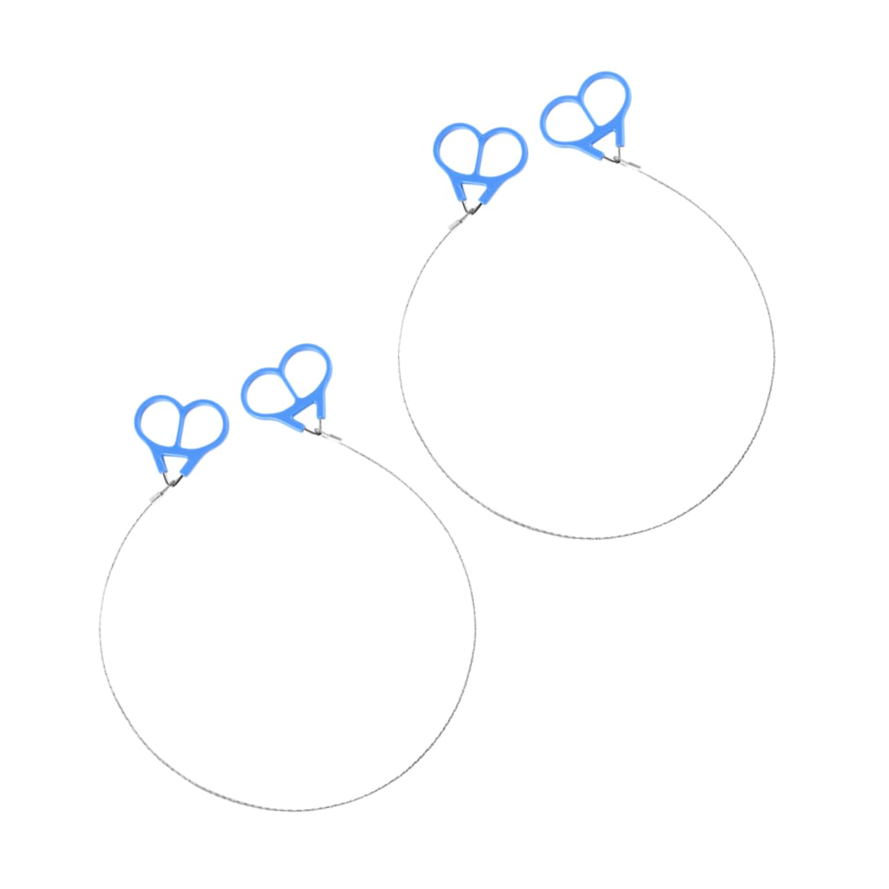 Balacoo 2sets High Strength Fret Saws for Chain Saws Camping Gear Wire Cutter Lightweight for Hiking 2pcs*2