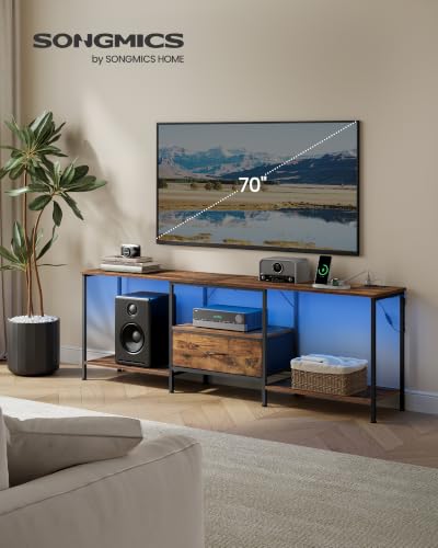 Image of SONGMICS TV Stand for TVs Up to 80 Inches