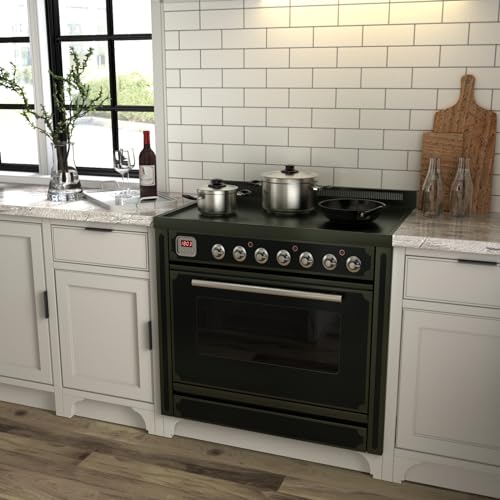 Image of Goldenwarm 100 Pack 3in Black Finger Edge Pulls for Kitchen Handles