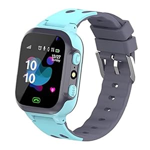 Kinder Smart Watch, Q16 Wasserdichte Armbandspiel Smartwatch Ort Tracker mit Kamera Wecker SOS Für Jungen Mädchen Blau Tolle Kompatibilität