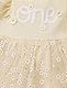 FYMNSI Baby M�dchen Erster 1. Geburtstag Outfit Kleinkind Prinzessin 1 Jahr Partykleid Blumen T�t� T�ll Bodykleid mit Stirnband Fotoshooting Taufkleid Festkleid Sommerkleid Beige 9-12 Monate