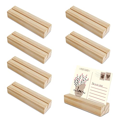 Anaan Track Fotohalter Holz - 2er Set Buche Für Tischkarten & Fotos
