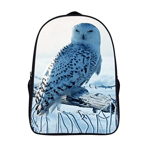 Sac à dos de voyage Snowy Owl pour les loisirs et sorties des jeunes