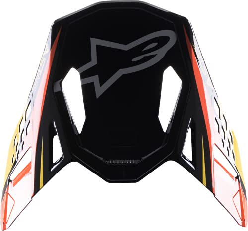 Visière Alpinestars S-M10 Carbon META2 Noir Jaune