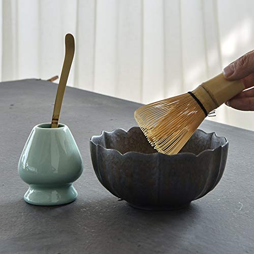 Ensemble matcha bambou et bol céramique or NERB - 5