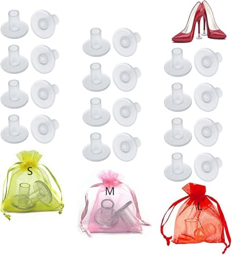 12 Paia Protezione Per Tacchi Alti, Ricambio Proteggi Heel, Salvatacchi Per Scarpe Da Donna, per Matrimonio, Sostituzione Dimensione Cover S M L