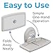Koala Kare Surface-Mounted Horizontal Baby Changing Station, Model KB300-05 (White Granite)