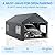 Carport 12x20 Heavy Duty Portable Garage,Carport Canopy with Roll-Up Windows & Doors,Portable Garage and Shelter with Removable Sidewalls,Car Tent Garage with All-Season Tarp for Truck Boat Tractor