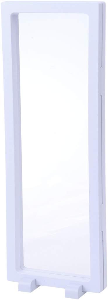 Holibanna 3D Transparent Floating Frame Coin Box Jewelry Display Show Case for Coins, Jewellery, Medals, Gemstones