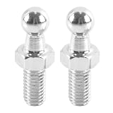 FiMix 2PCS Kugelbolzen, Edelstahl 10mm M8 Kit Stips für Gasstreben Kugelkopfhaube