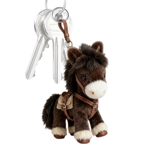 Horse Stuffed Animal - 7.09in Handbag Attachment, Cuddly Fab