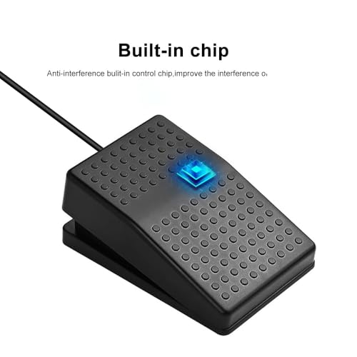 Image of Foot Pedal Switch USB PC Program Hot Key Foot Control Hands Free Mouse for Videa Game, Office Work