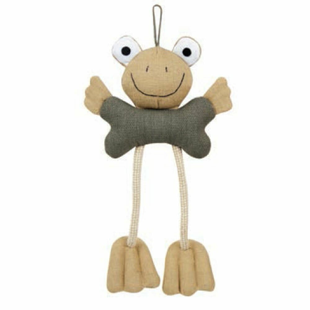 FOR YOUR PETS Jute Canvas Rope Toy for Small Dogs Chewing Mental Exercise Playing Teething for Dogs Frog Shape Squeaky Toy for Playing Plush Toy for Pets Brown (B0CVYMBHJ6) Amazon Price History, Amazon Price Tracker