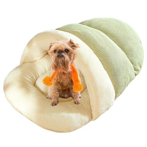 Lifetips ブリュッセルグリフォン ペットベッド 犬猫兼用 冬用 寝袋型 ふわふわ クッション 保温 防寒 洗える 小型犬 中型犬 室内 おしゃれ 北欧風 ソファ ハウス 快眠グッズ 抱っこ感覚 多頭飼い対応 寝具 抗菌 防臭 速乾 低アレルゲン 軽