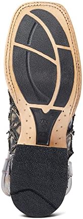 Ariat Mens Deep Water Western Boot Distressed Black Piraruci/Ancient Black 11 | Image 4