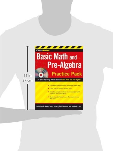 CliffsNotes Basic Math and Pre-Algebra Practice Pack with CD - Image 2
