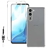 Nutmeg 【1+1セット】対応 Arrows We2 Plus 専用ガラスフィルム 硬度9H + アローズwe2プラス 専用ケース クリア 気泡ゼロ 高透過率 F-51E 専用保護カバー TPU素材 薄型 軽量 防指紋 傷つけ防止 柔らかい手触り 落下防止 耐衝撃