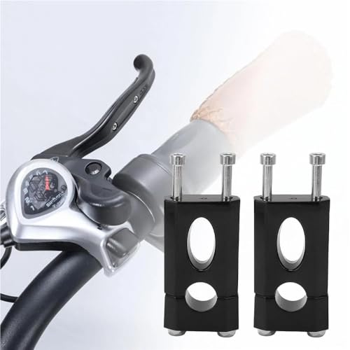 Elevadores manillar motocicleta 22 mm para eliminar el dolor de espalda al conducir 4