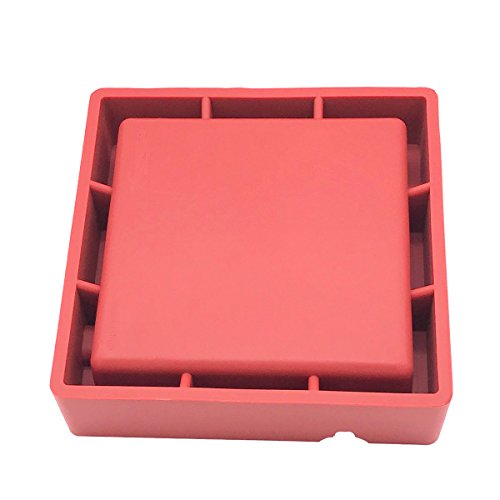 Oilp Large Ashtray For Cigars Big Cigarettes Ashtrays Outdoor Ashtray Built-In 4 Dual-Use Cigarette Cigar Holder Unbreakable Silicone Ashtray For Patio Outdoor Indoor Ashtrays Home Decor (Red) #TOP2