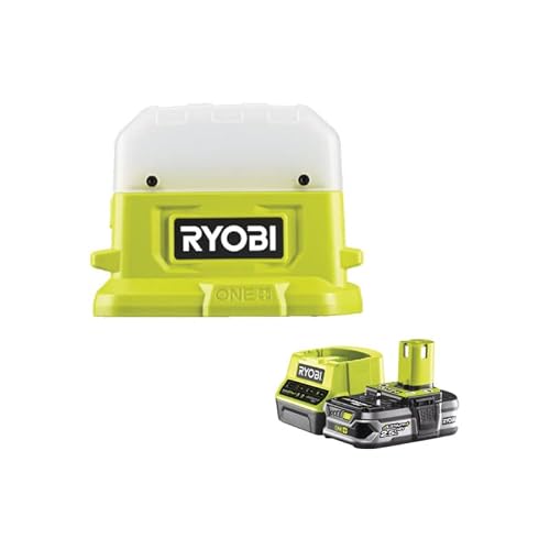 Pack RYOBI Lanterne LED 18V One+ 500 Lumens RLC18 0 1 Batterie 2.5Ah 1 Chargeur rapide RC18120 125