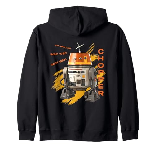 Image of Star Wars Ahsoka Rebels Chopper Droid Speak Wah Wah Wah Zip Hoodie