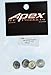 Apex RC Products 48 Pitch Aluminum Pinion Gear Set #9753 for Car, Truck RC Vehicle Gears
