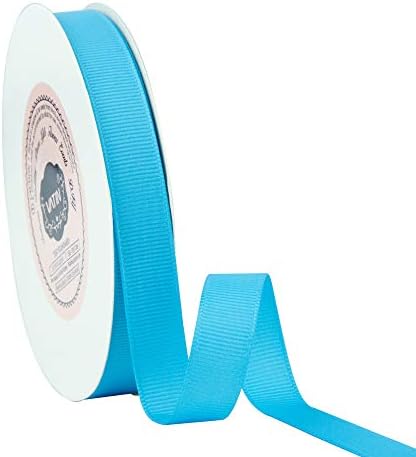 VATIN Solid 6mm Grosgrain Ribbon, 45 Metre, Black