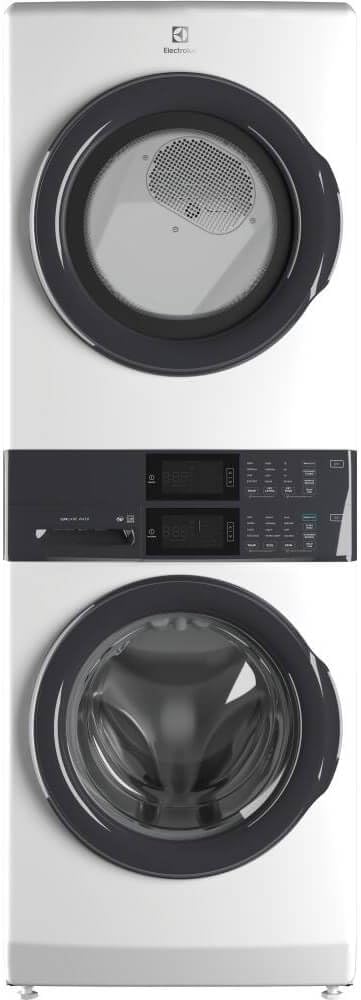 Electrolux 4.4 cu. ft. Stacked Washer and 8.0 cu. ft. Electric Digital Dryer Laundry Tower in White with LuxCare Wash