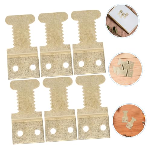 Image of DOITOOL 25pcs Metal Picture Frame Hangers with Hooks Durable Wall Brackets for Easy Picture Hanging for Home Decor DIY Enthusiasts and Art Displays