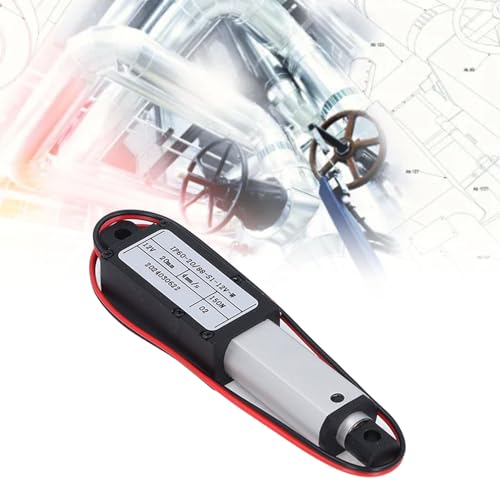 Elektrischer Mikro-Linearantrieb, 12V DC, 20mm Hub, 150N Schubkraft, 4mm/s, Aluminium Teleskopstange, IPX4, für Industrie und Automation