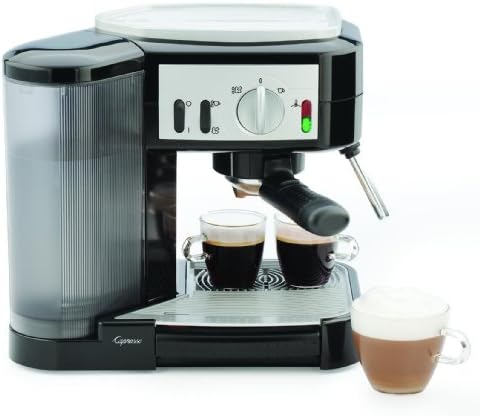 Jura-Capresso Café Pump Espresso & Cappuccino Machine, Black/Stainless Steel