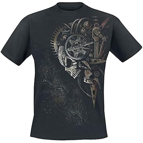 Spiral Diesel Punk T-Shirt in Black Cover