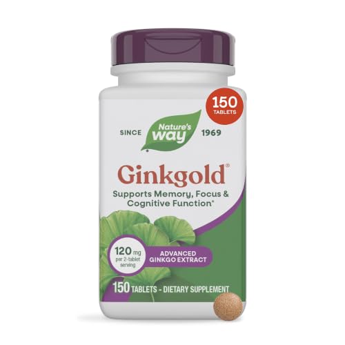 Nature's Way Ginkgold, Ginkgo Biloba Extract, Memory Support*, 150 ct - image 1
