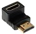 Produktbild InLine 17600H HDMI Adapter, Stecker / Buchse, gewinkelt unten, vergoldete Kontakte, 4K2K kompatibel
