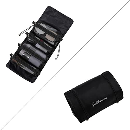 Hair Products Organizer Big Folding One Large Bag Cosmetic Portable Cosmetic Bag Wash Portable Travel Bag Four Storage Capacity In Feminine Product Organizer For Purse #TOP3