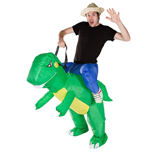 Costume de déguisement dinosaure chevauche moi gonflable adulte t-rex