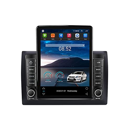 Autoradio 2 din Android 11 pour Fiat Stilo 2010 avec 9.7 Pouces Écran Tactile Autoradio Bluetooth Soutien GPS WiFi USB Lien Miroir Caméra Arrière Commandes au volantb (Color : TS100 WiFi 4-Core 1G+16